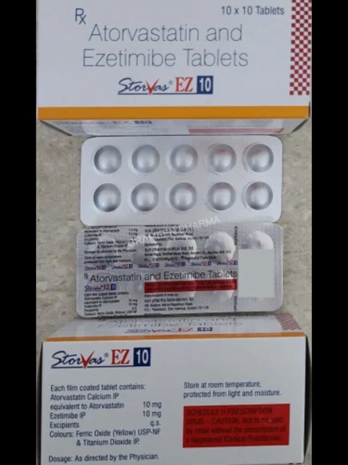 Atorvastatin and Ezetimibe tablets