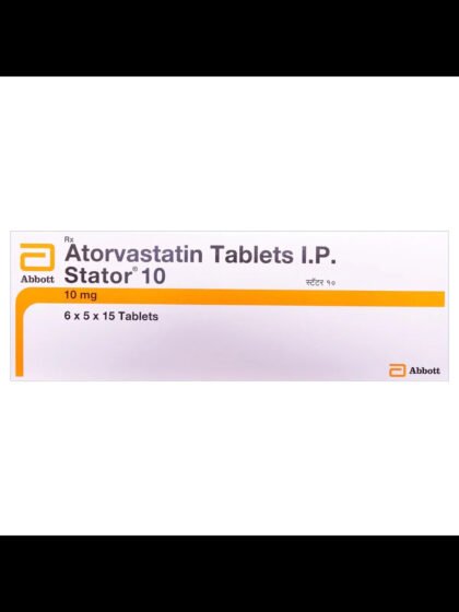 Atorvastatin 10 Tablets