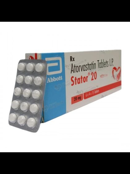 Atorvastatin 20 Tablets