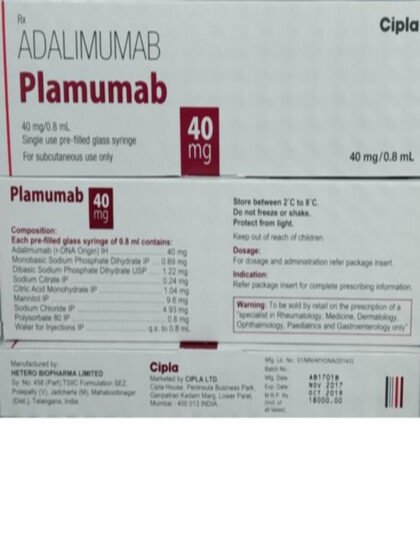 Adalimumab 40mg Injection