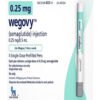 Wegovy 0.25 mg pen