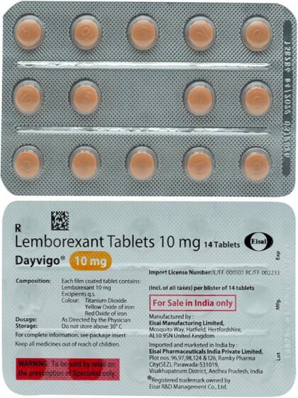 Dayvigo 10 mg tablet