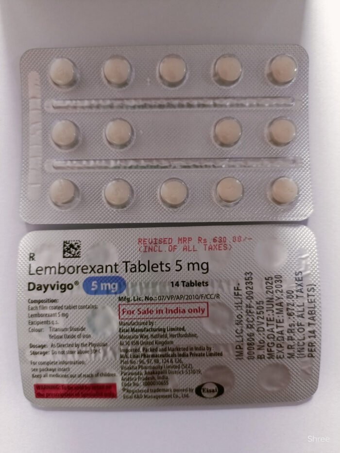 Lemborexant 5 mg tablets Lemborexant 5 mg tablets