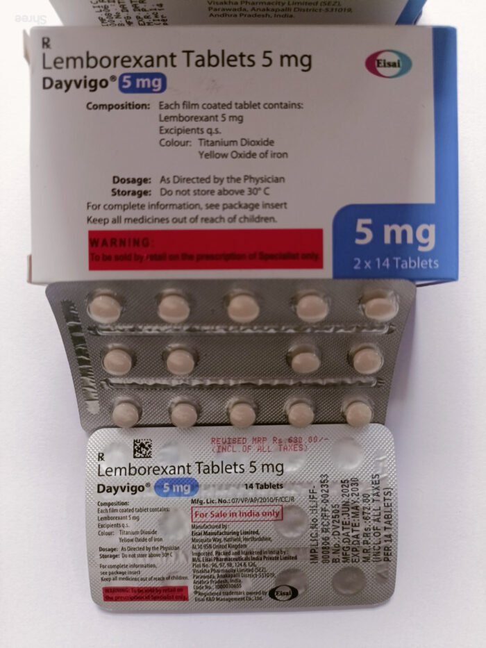 Lemborexant 5 mg tablets Lemborexant 5 mg tablets