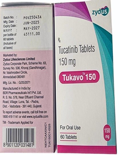 Tucatinib 150 mg tablets